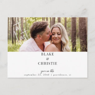 Postal Por Fin Foto Boda Guardar La Fecha