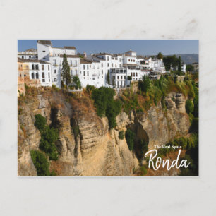 Postal Por la circunvalación de Ronda, España