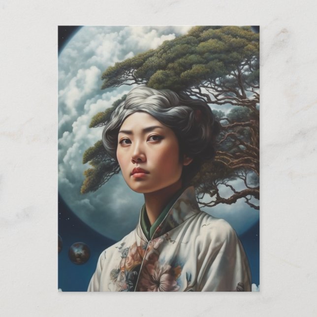 Postal Por La Luna (Anverso)