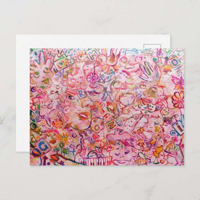 Postal Por la mañana (Anverso / Reverso)