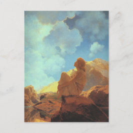 Postal Por la mañana (primavera), Maxfield Parrish Bella