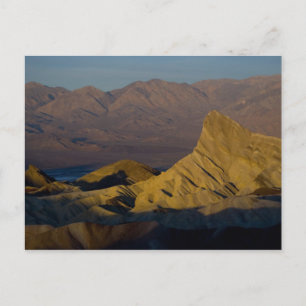 Postal Por la mañana, primera luz sobre Zabriskie Point y