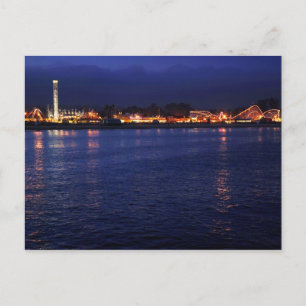 Postal Por la noche en el paseo marítimo de Santa Cruz
