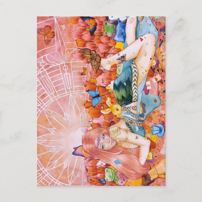 Postal Por la tarde (Anverso)