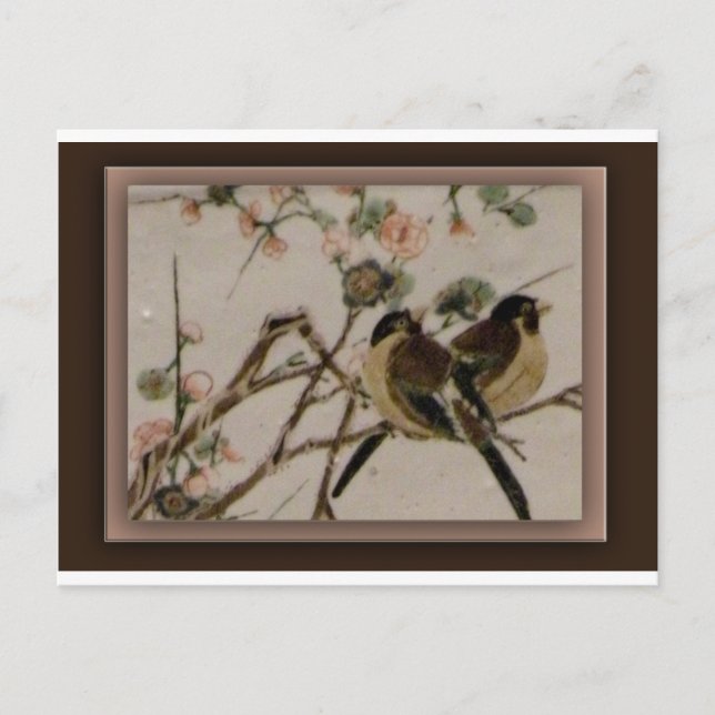 Postal Por las aves (Anverso)