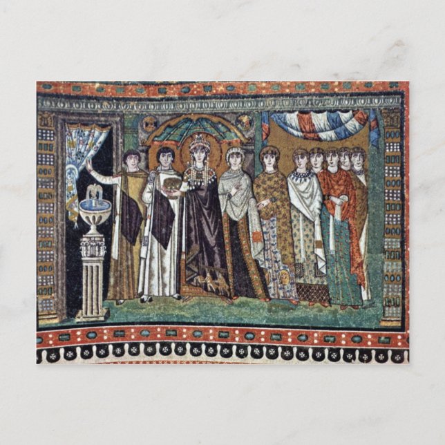 Postal Por Meister Von San Vitale En Ravenna (Mejor Calid (Anverso)