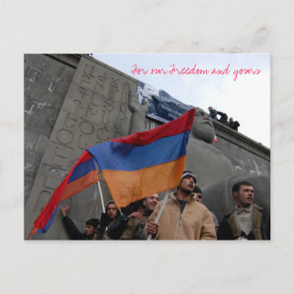 Postal Por nuestra libertad y la tuya