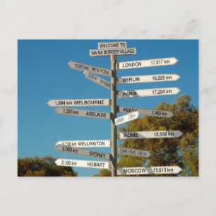 Postal ¿Por qué camino?