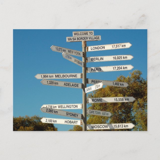 Postal ¿Por qué camino? (Anverso)