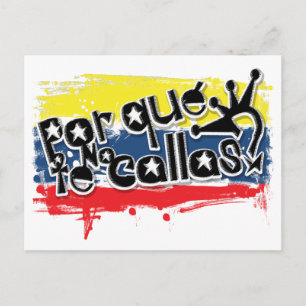 Postal Por que no te callas espana Rey Juan Carlos