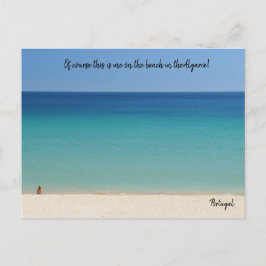 Postal Por supuesto que soy yo en el Algarve, Portugal