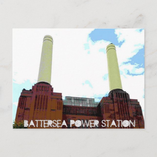 Postal Por toda la Battersea (Anverso)