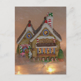 Postal Porcelana de la casa Gingerbread