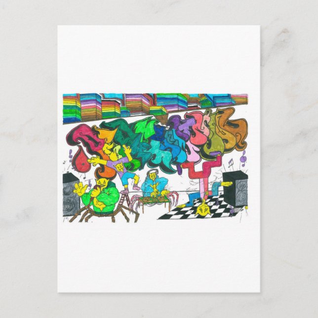 Postal PorcentajeHipHop (Anverso)