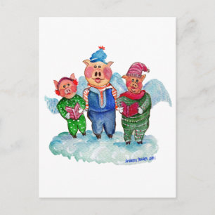 Postal Porciones voladoras de carga