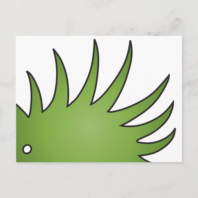 Postal Porcupine Quills Postcard (Anverso)