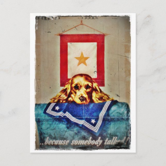 Postal Porque alguien habló de una tristeza en la Segunda (Anverso)