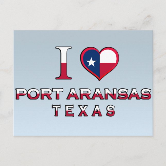 Postal Port Aransas, Texas (Anverso)