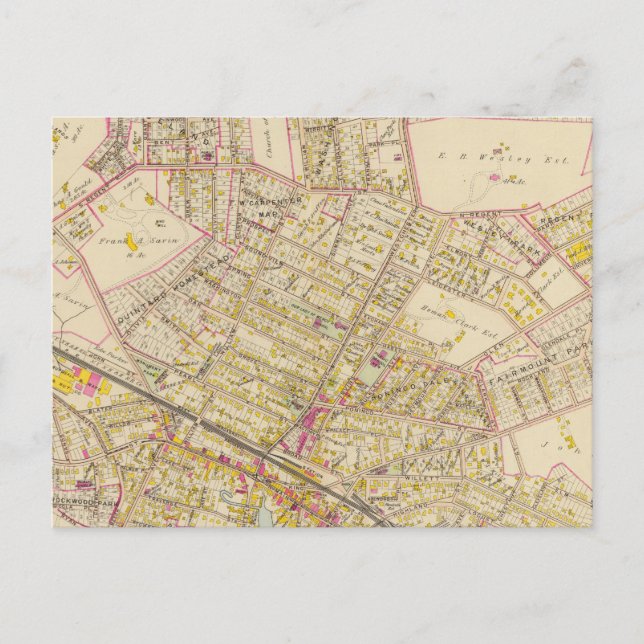 Postal Port Chester, Nueva York (Anverso)