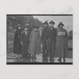 Postal Port du masque pendant la Grippe espagnole 1918