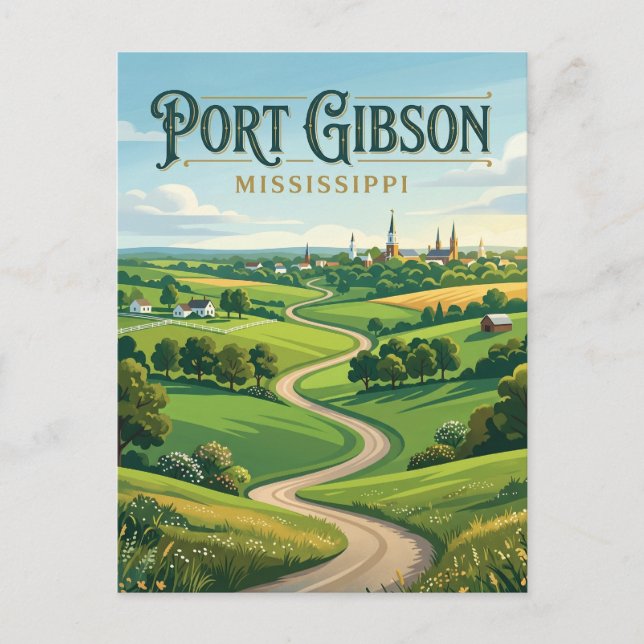 Postal Port Gibson Mississippi (Anverso)