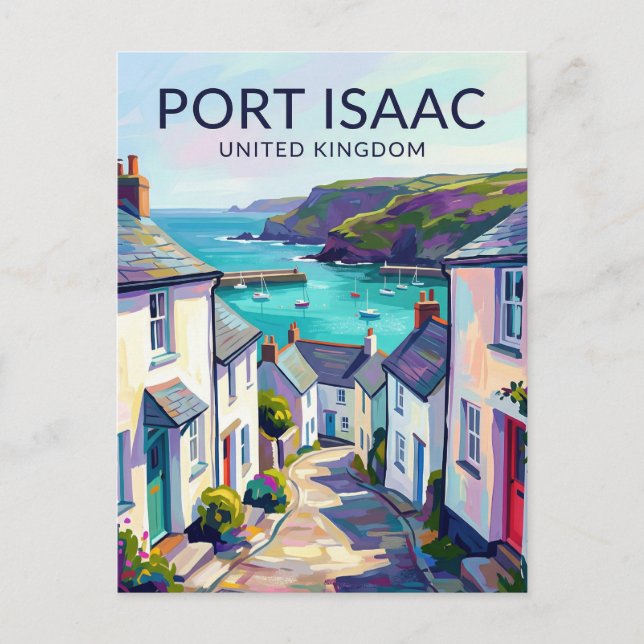 Postal Port Isaac Reino Unido (Anverso)