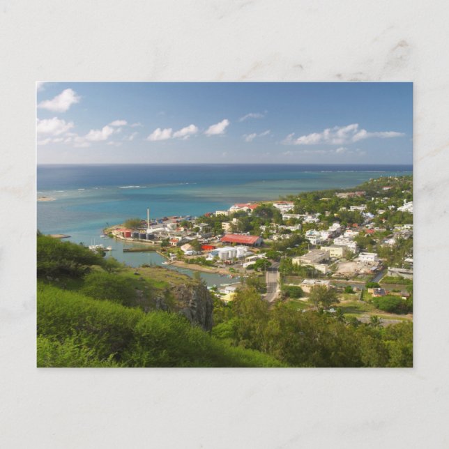 Postal Port Mathurin, isla de Rodrigues, Mauricio (Anverso)