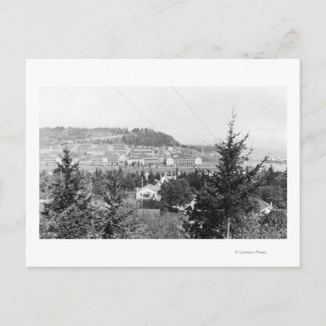 Postal Port Townsend, WA View Main Barracks Fort Warden (Anverso)