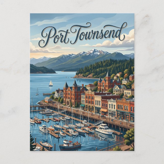 Postal Port Townsend, Washington (Anverso)