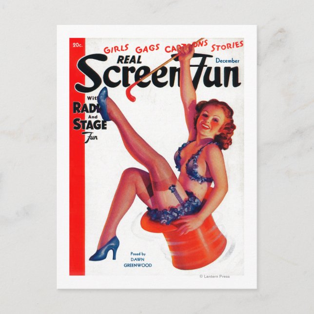 Postal Portada 2 de la revista Real Screen Fun (Anverso)
