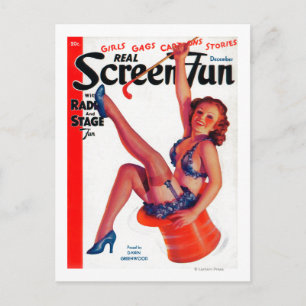 Postal Portada 2 de la revista Real Screen Fun