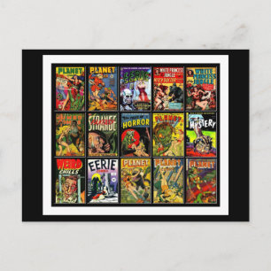 Postal Portada Cubiertas de Cómics Antiguos