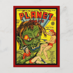 Postal Portada Cubiertas de Cómics Antiguos