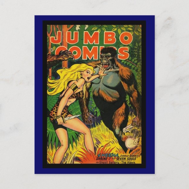Postal Portada Cubiertas de Cómics Antiguos (Anverso)