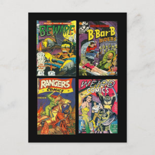 Postal Portada Cubiertas de Cómics Antiguos