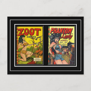 Postal Portada Cubiertas de Cómics Antiguos