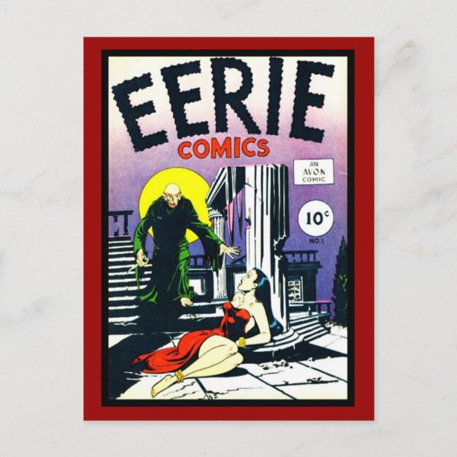 Postal Portada Cubiertas de Cómics Antiguos (Anverso)