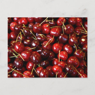 Postal portada de cerezo muy dulce