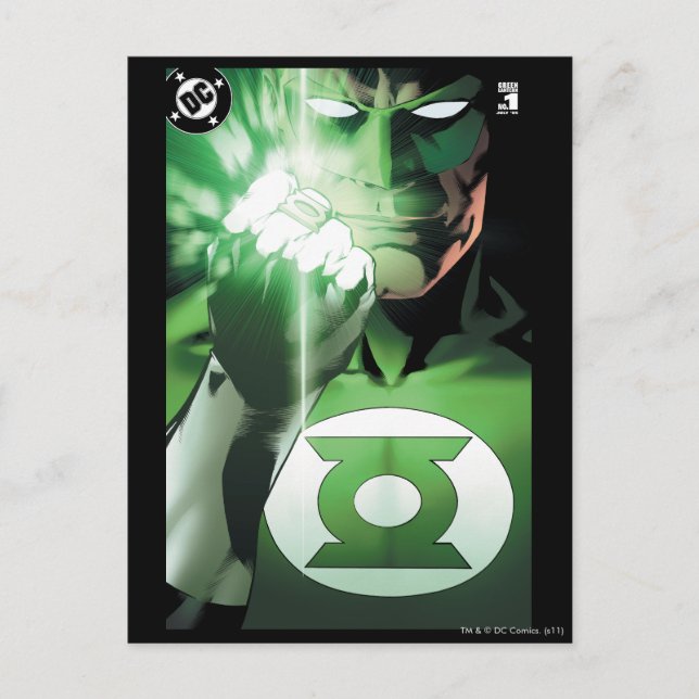 Postal Portada de cierre de la Linterna Verde (Anverso)