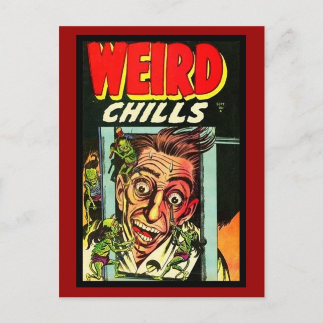 Postal Portada de cómics antiguos (Anverso)
