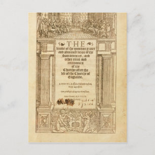 Postal Portada de 'El libro de la oración común'