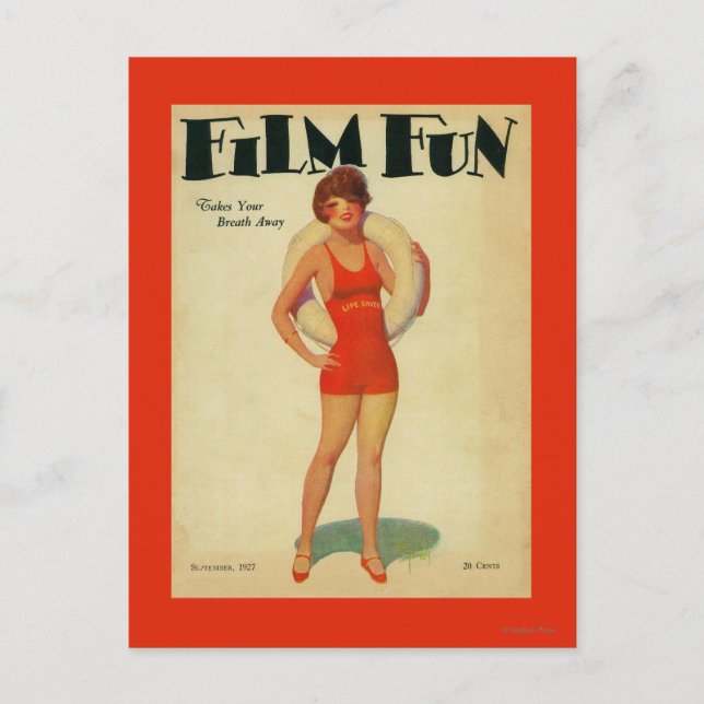 Postal Portada de Film Fun Magazine 2 (Anverso)