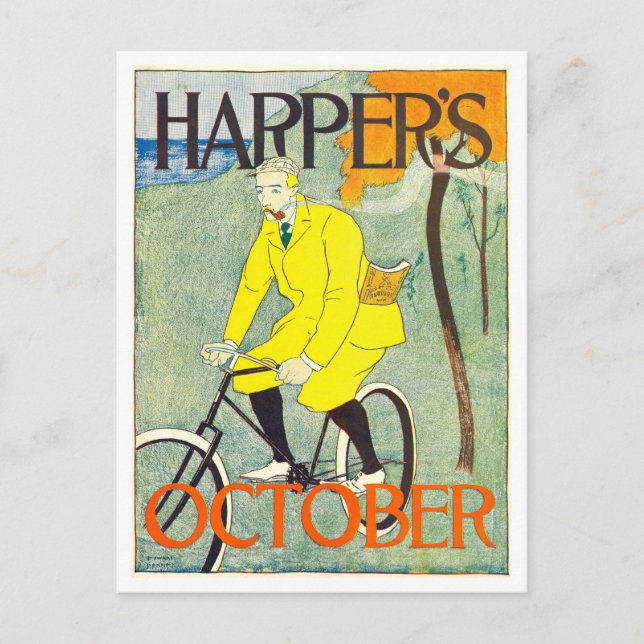 Postal Portada de Harper's de octubre de 1894 (Anverso)