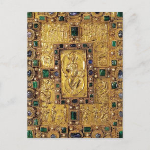 Postal Portada de joyas - Codex Aureus de St. Emmeram