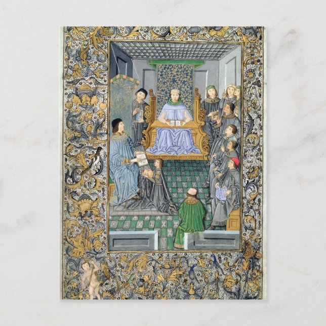 Postal Portada de la 'Gramatica' de Antonio de Nebrija (Anverso)