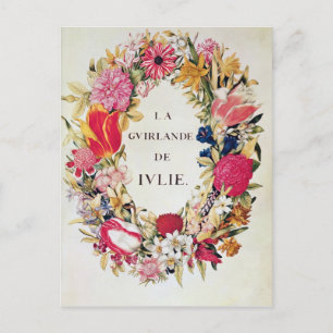 Postal Portada de "La Guirlande de Julie", c.1642
