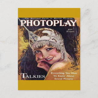 Postal Portada de la revista de cine fotográfico de época