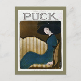 Postal Portada de la revista Puck 1911