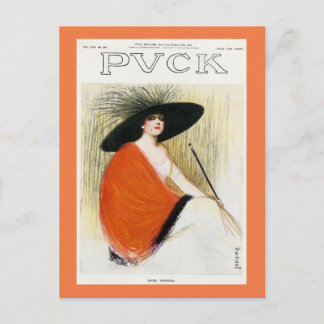 Postal Portada de la revista Puck 1912