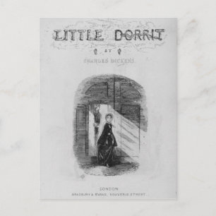 Postal Portada de 'Little Dorrit' de Charles